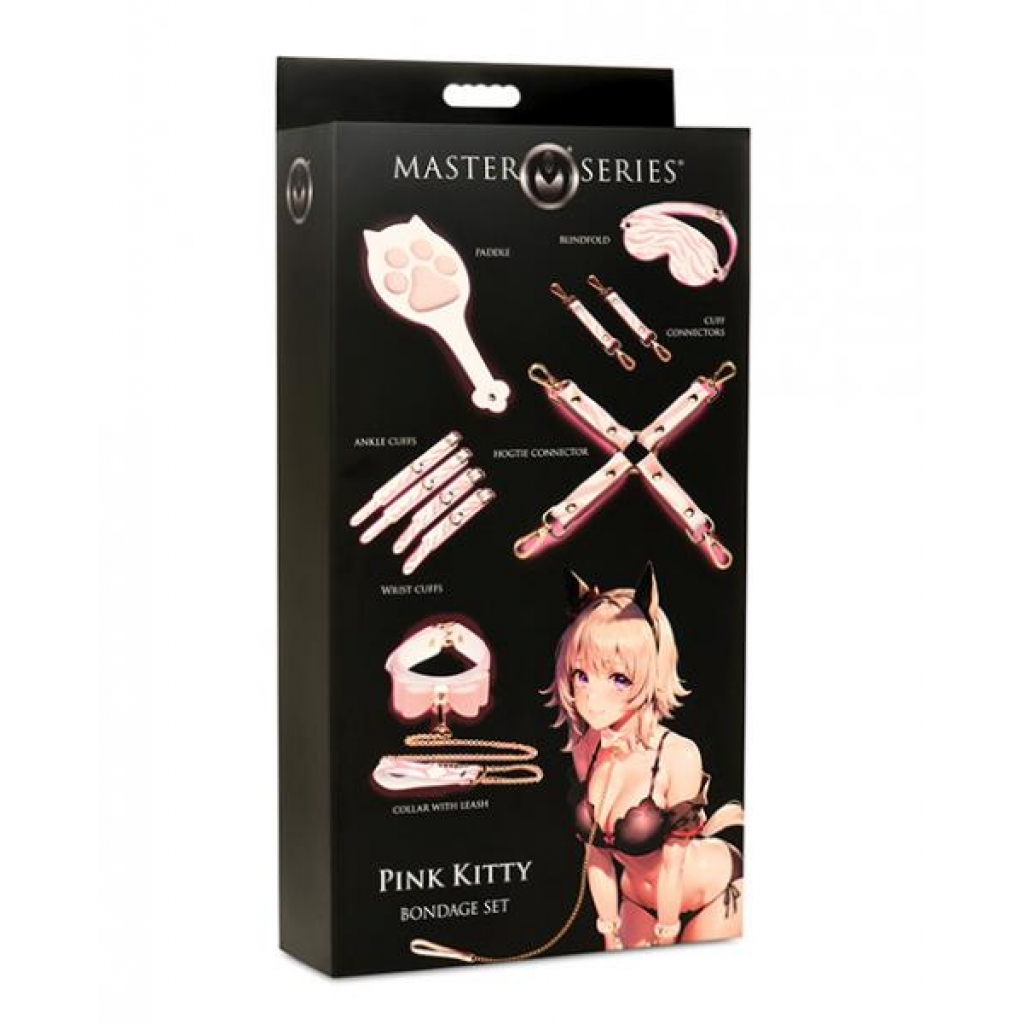 Master Series Tiger Kitty Bondage Set - Pink - BDSM Kits