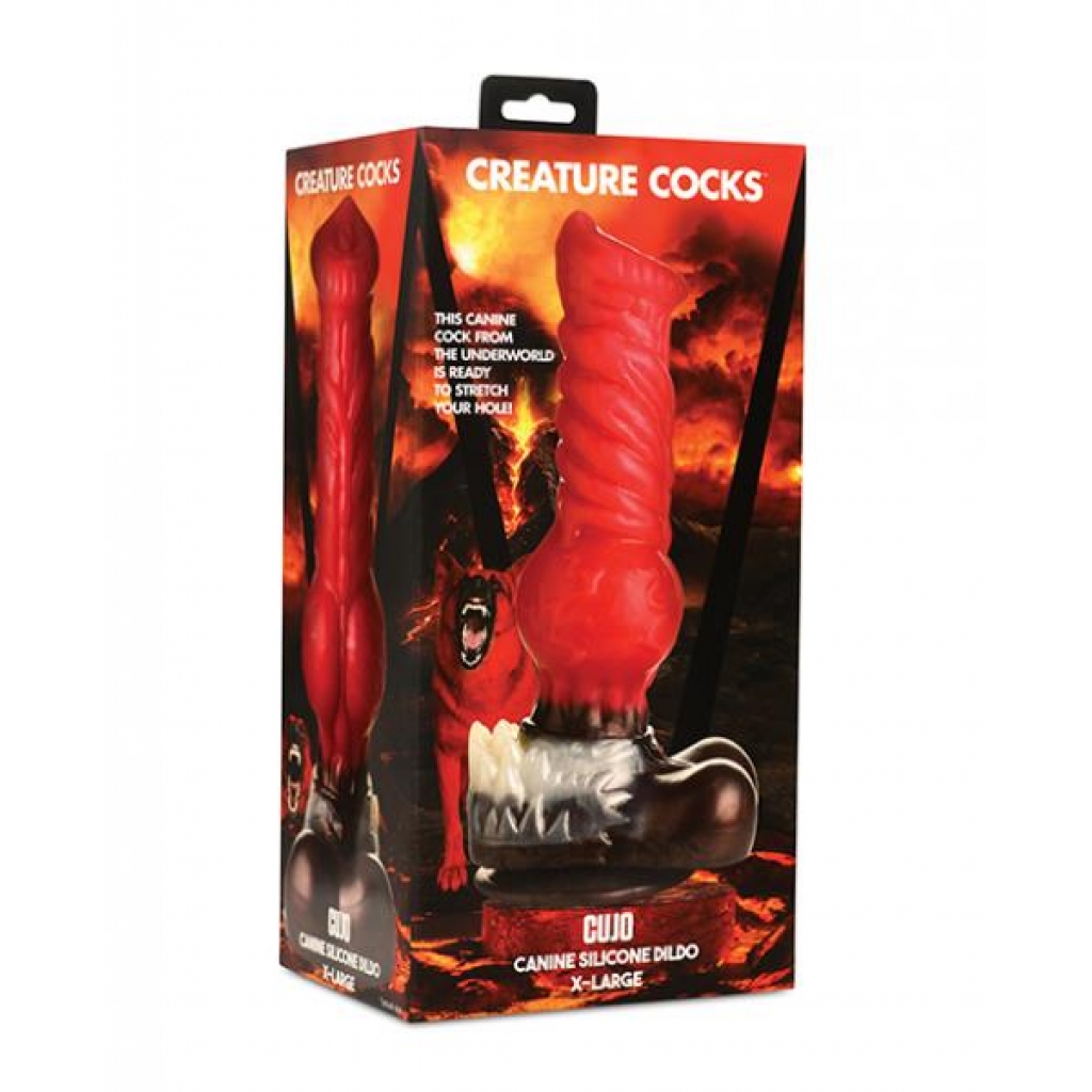 Creature Cocks Cujo Canine Silicone Dildo - Xl - Extreme Dildos