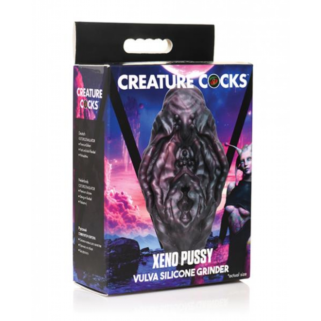 Creature Cocks Xeno Pussy Vulva Silicone Grinder - Multi Color - Pocket Pussies