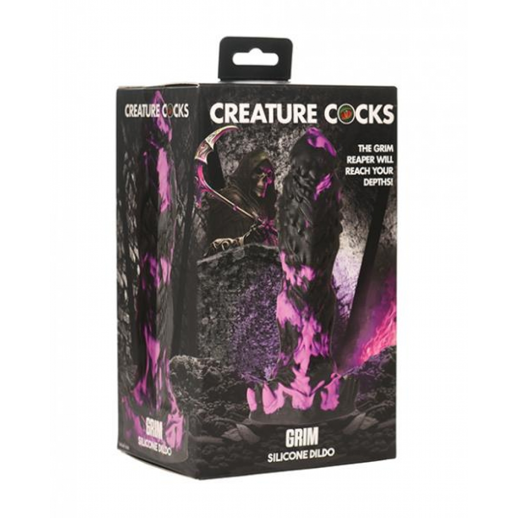 Creature Cocks Grim Silicone Dildo - Black/purple - Extreme Dildos