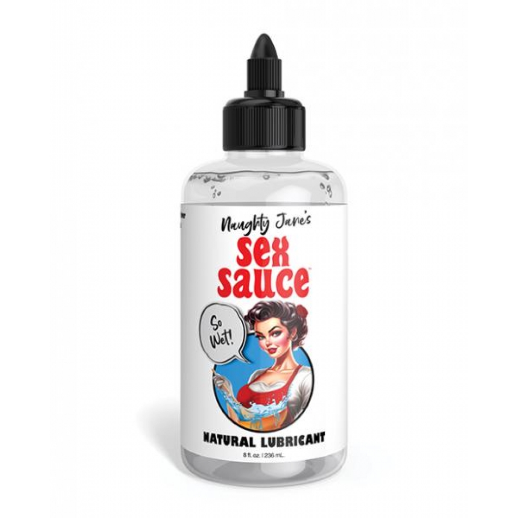 Naughty Jane's Sex Sauce Natural Lubricant - 8 Oz - Lubricants