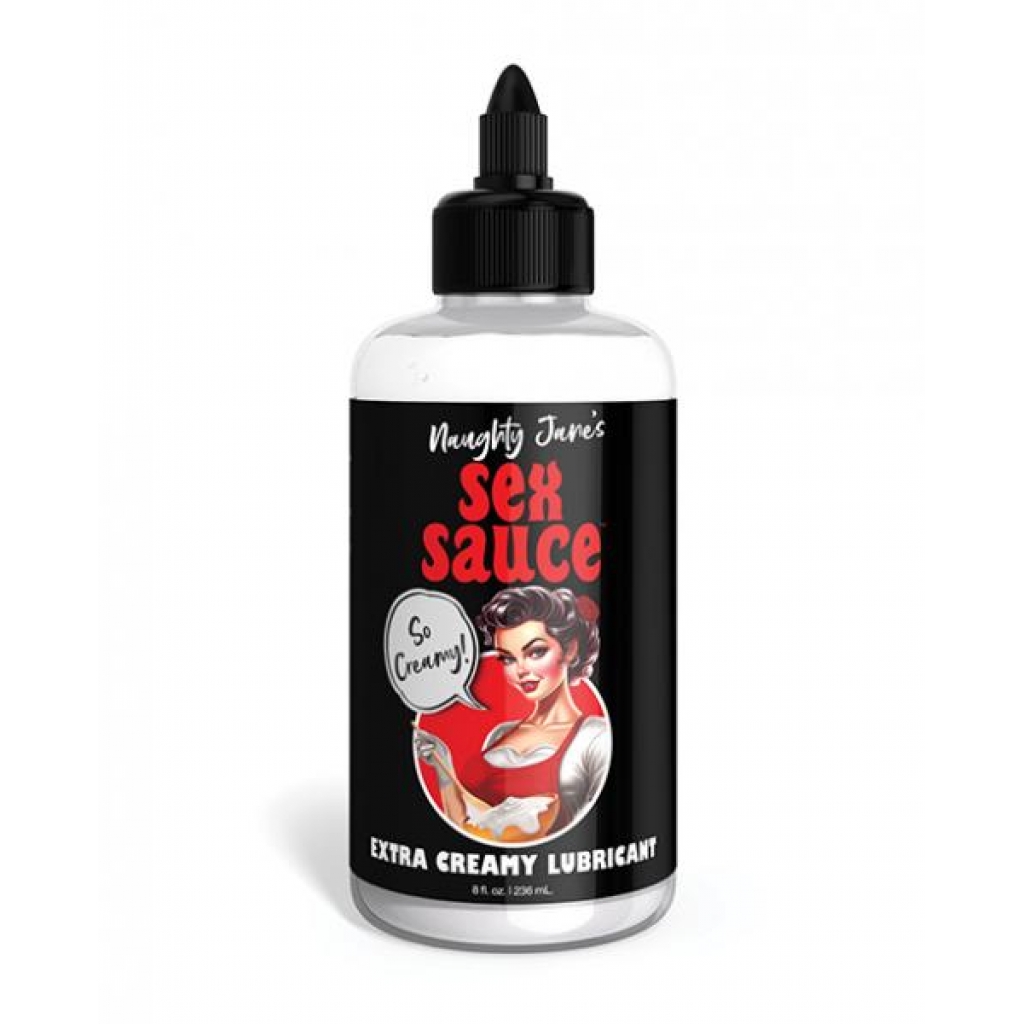 Naughty Jane's Sex Sauce Extra Creamy Lubricant - 8 Oz - Lubricants