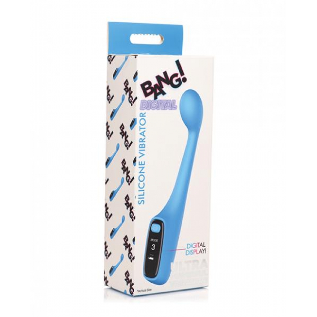 Bang! 10x Digital G-spot Vibrator - Blue - G-Spot Vibrators