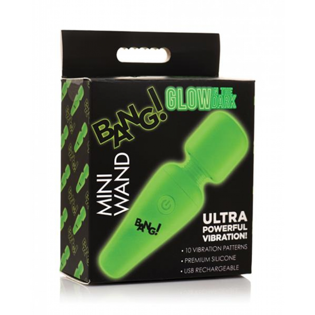 Bang! Glow In The Dark 10x Mini Wand - Body Massagers