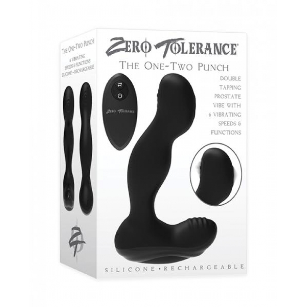 Zero Tolerance The One-two Punch - Black - Prostate Massagers