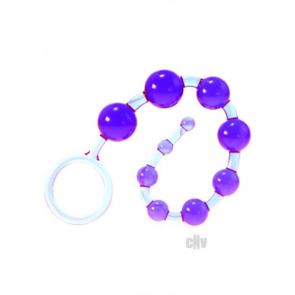 Kinx Dragonz Tail Anal Beads - Violet