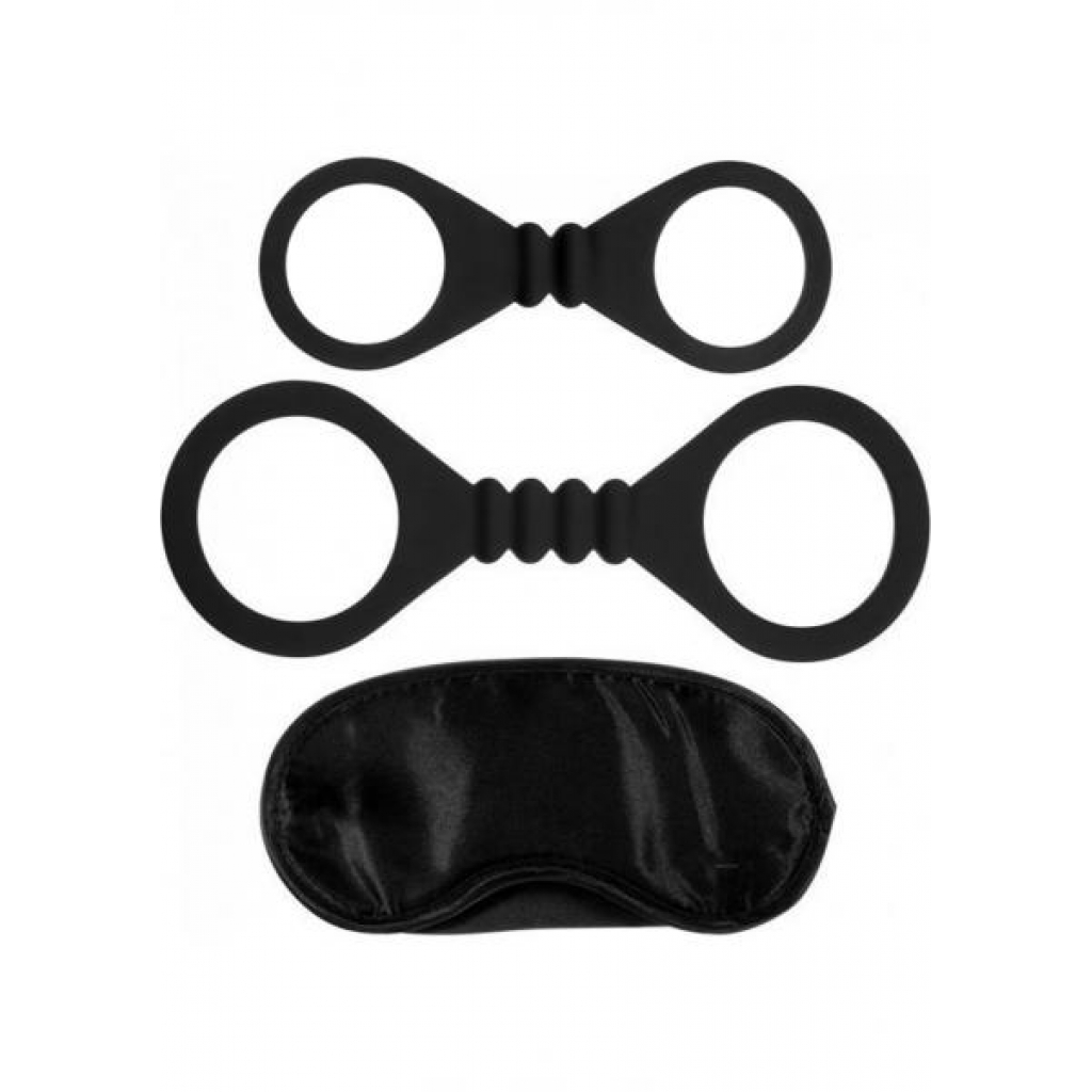 Kinx Bound To Please Blindfold, Wrist And Ankle Cuffs - BDSM Kits