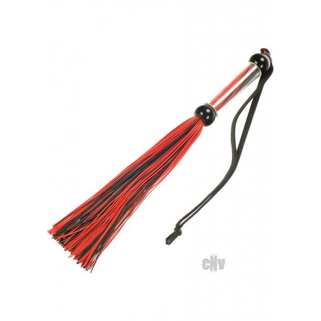 Kinx Tease And Please Silicone Flogger Black - Floggers