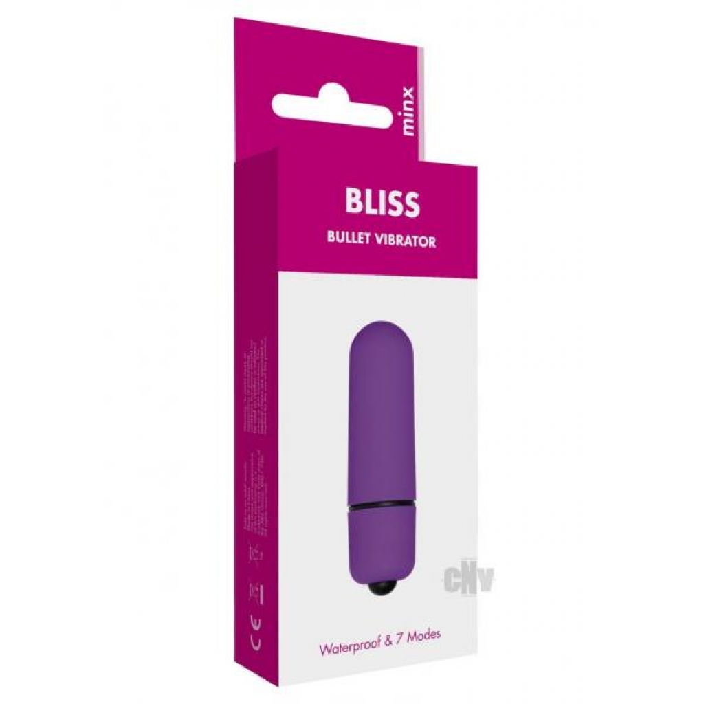 Minx Bliss 7-Mode Mini Bullet Vibe - Purple