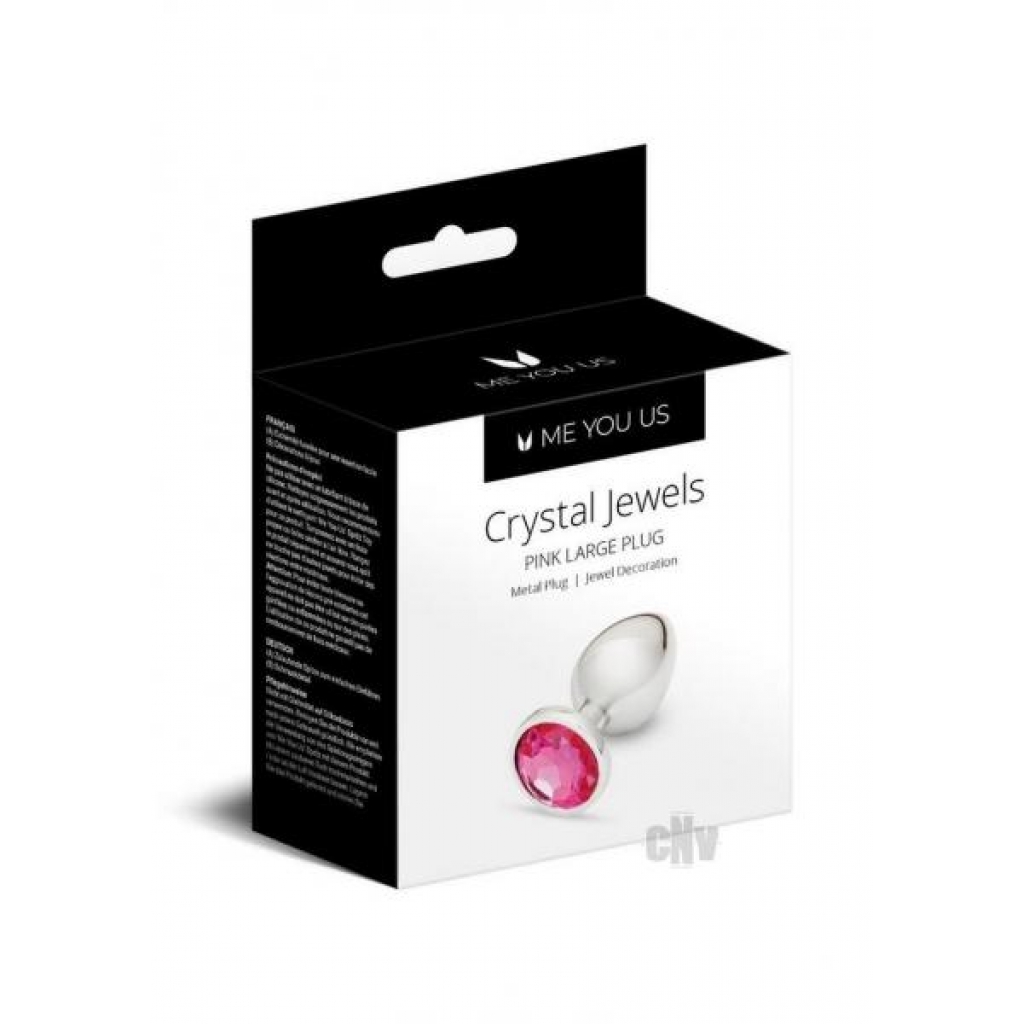 Myu Crystal Jewels Lg Pnk - Anal Plugs