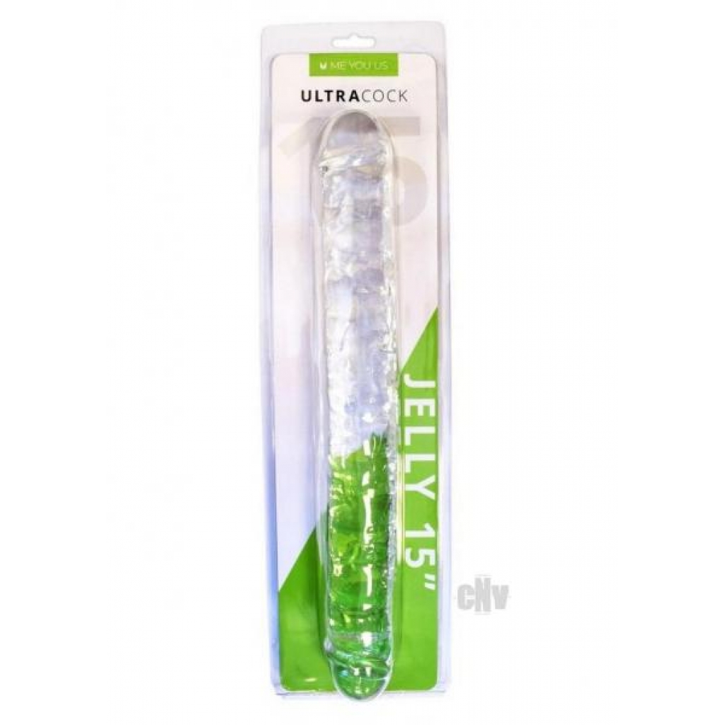 Myu Ultra Cock Double Ender 15 Clear - Double Dildos