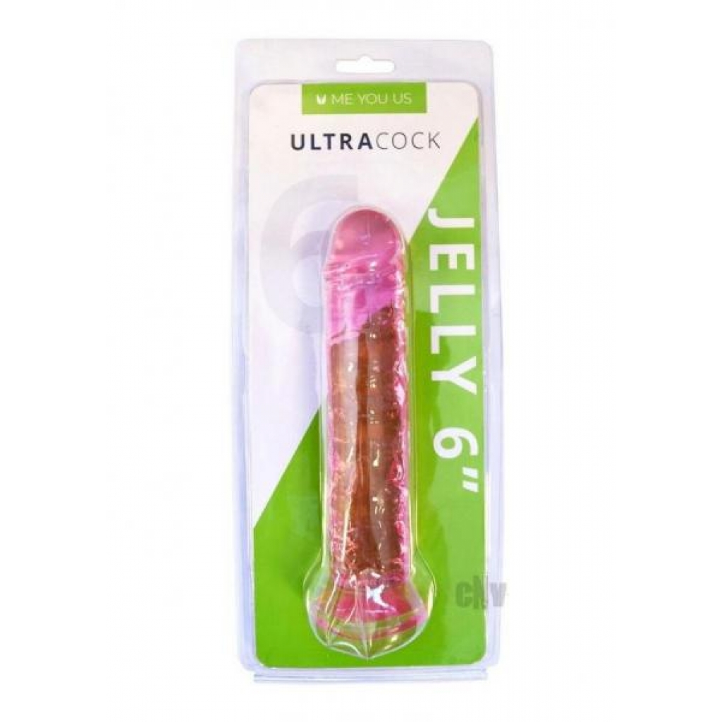 Myu Ultra Cock 6 Pink Jelly - Realistic Dildos & Dongs