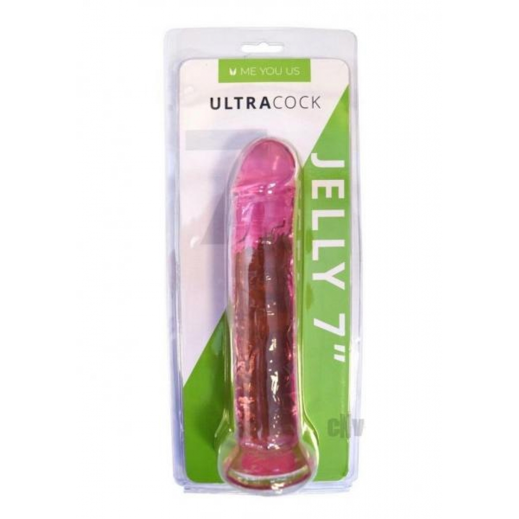 Myu Ultra Cock 7 Pink Jelly - Realistic Dildos & Dongs