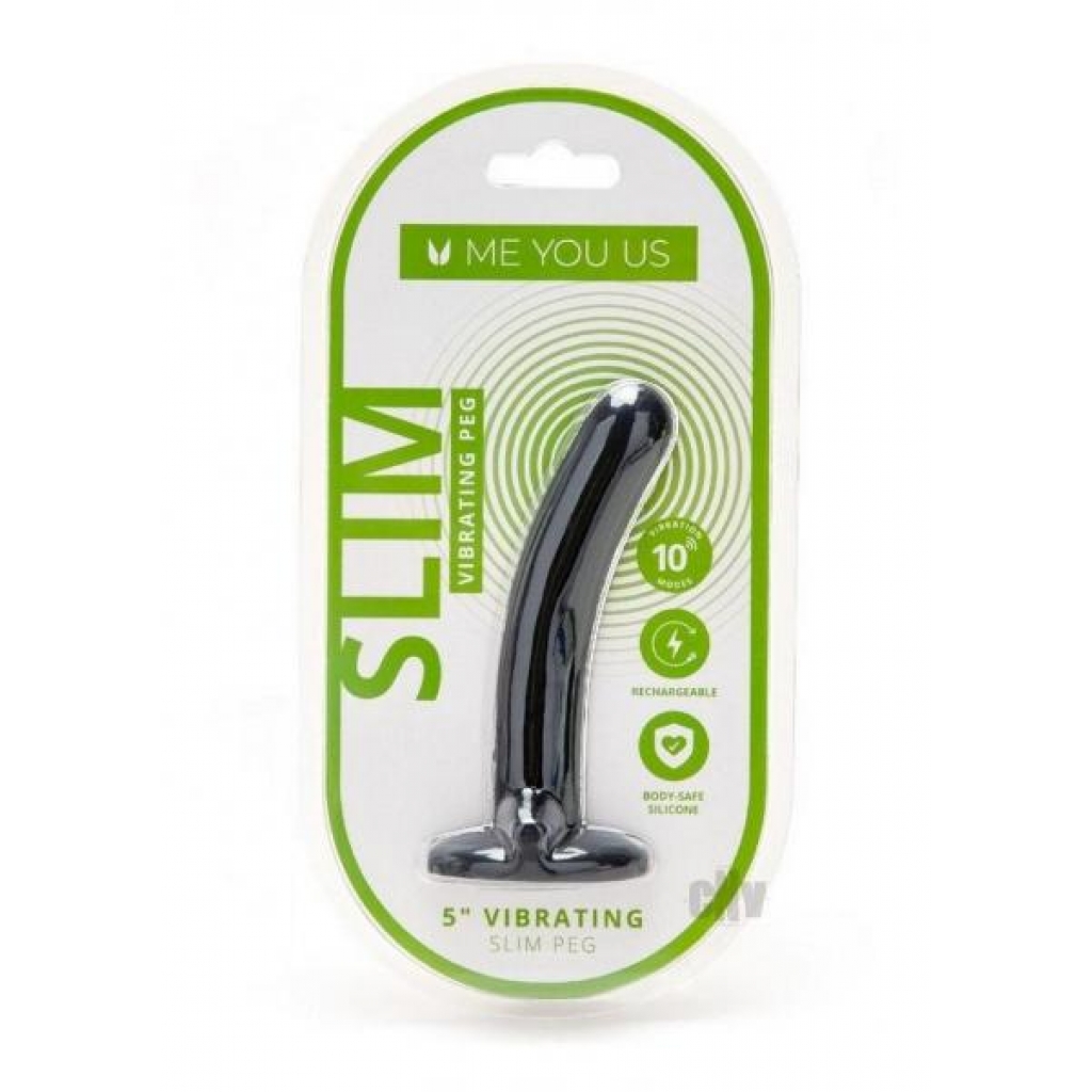 Myu Vibe Recharge Slim Begin Peg 5 Blk - Anal Plugs