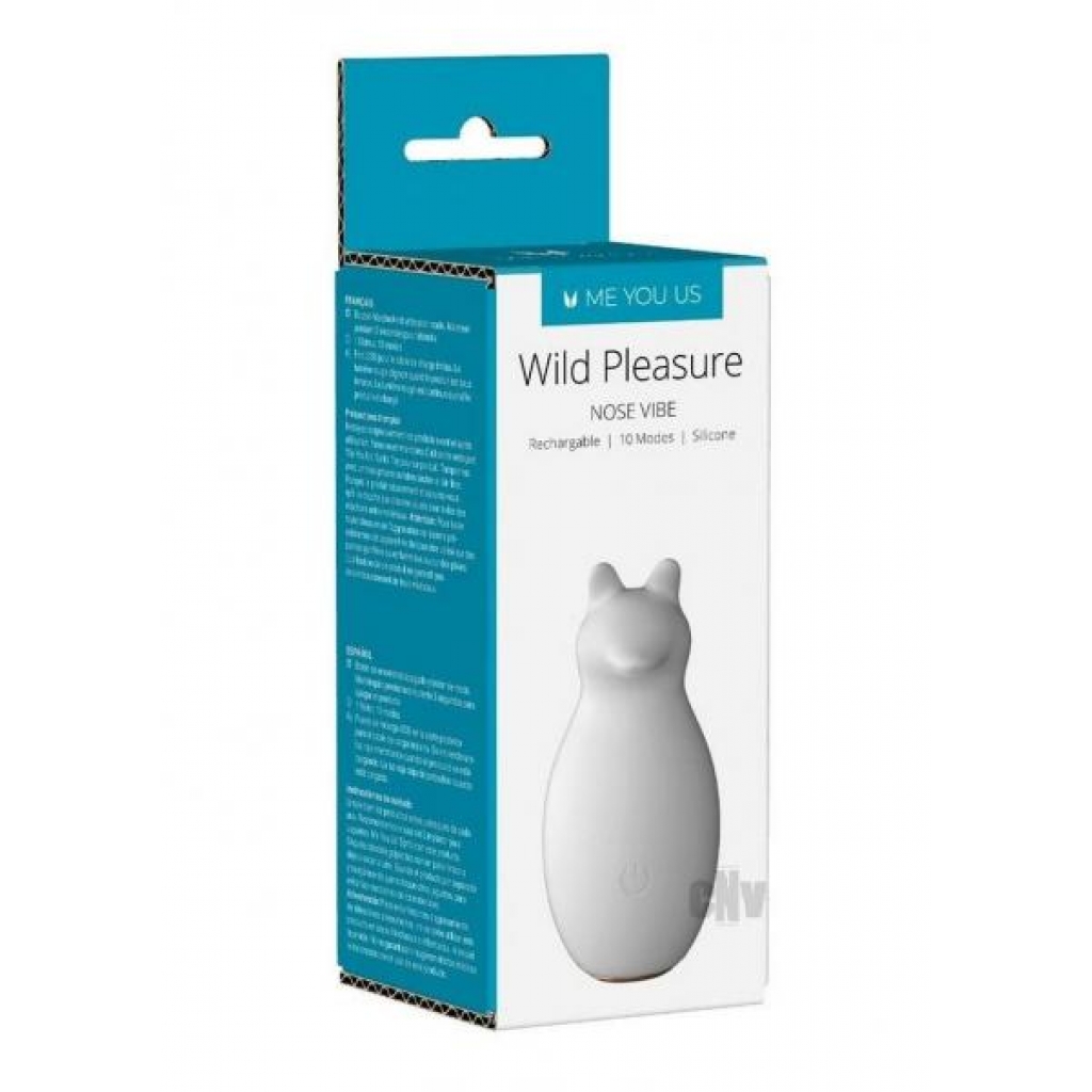 Me You Us Wild Pleasure Nose White - Palm Size Massagers