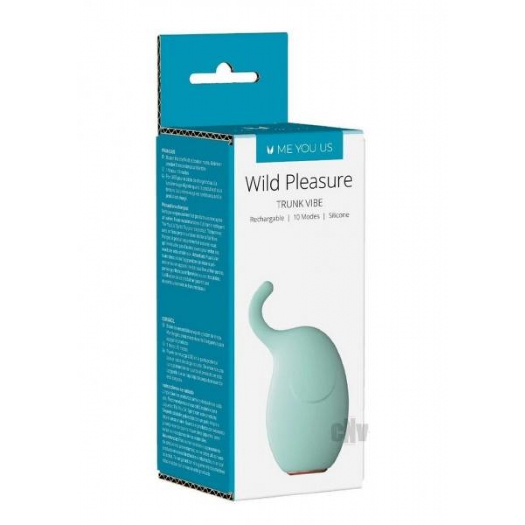 Me You Us Wild Pleasure Trunk Teal - Palm Size Massagers