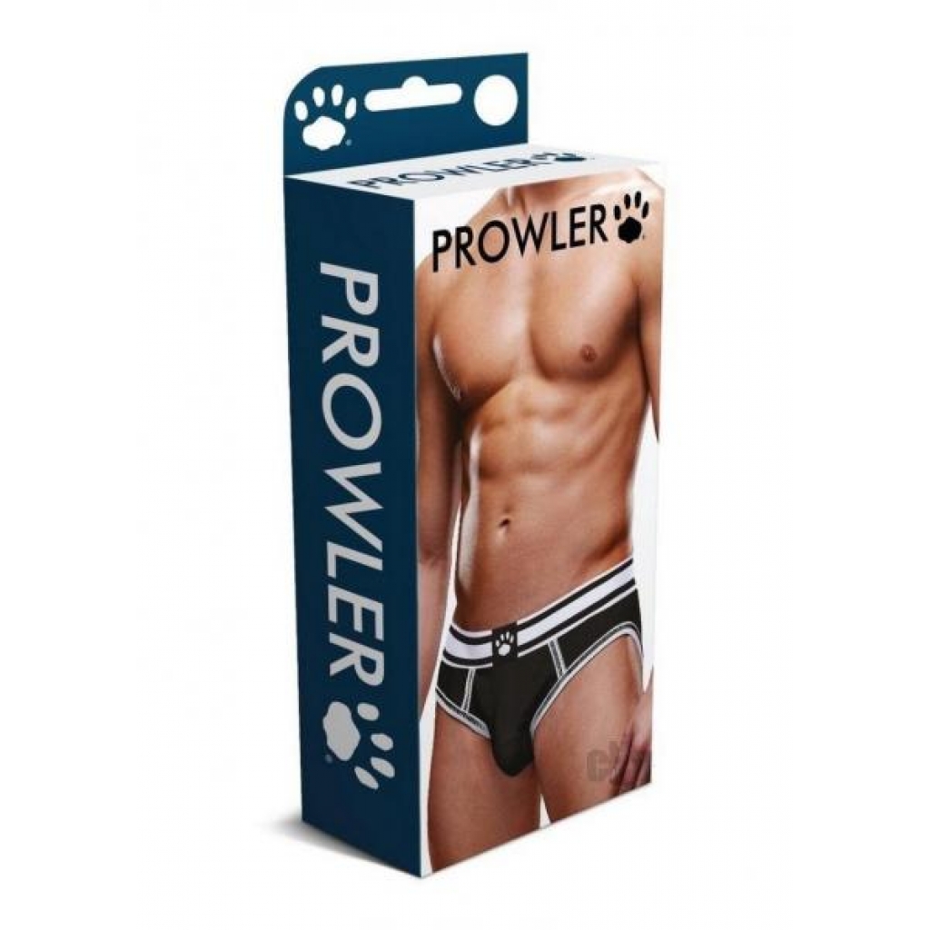 Prowler Black/white Open Brief Lg - Mens Underwear