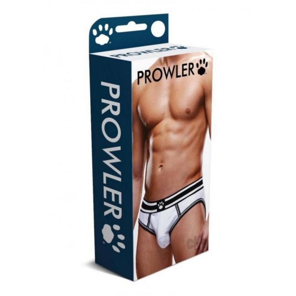 Prowler White/black Open Brief Lg - Mens Underwear