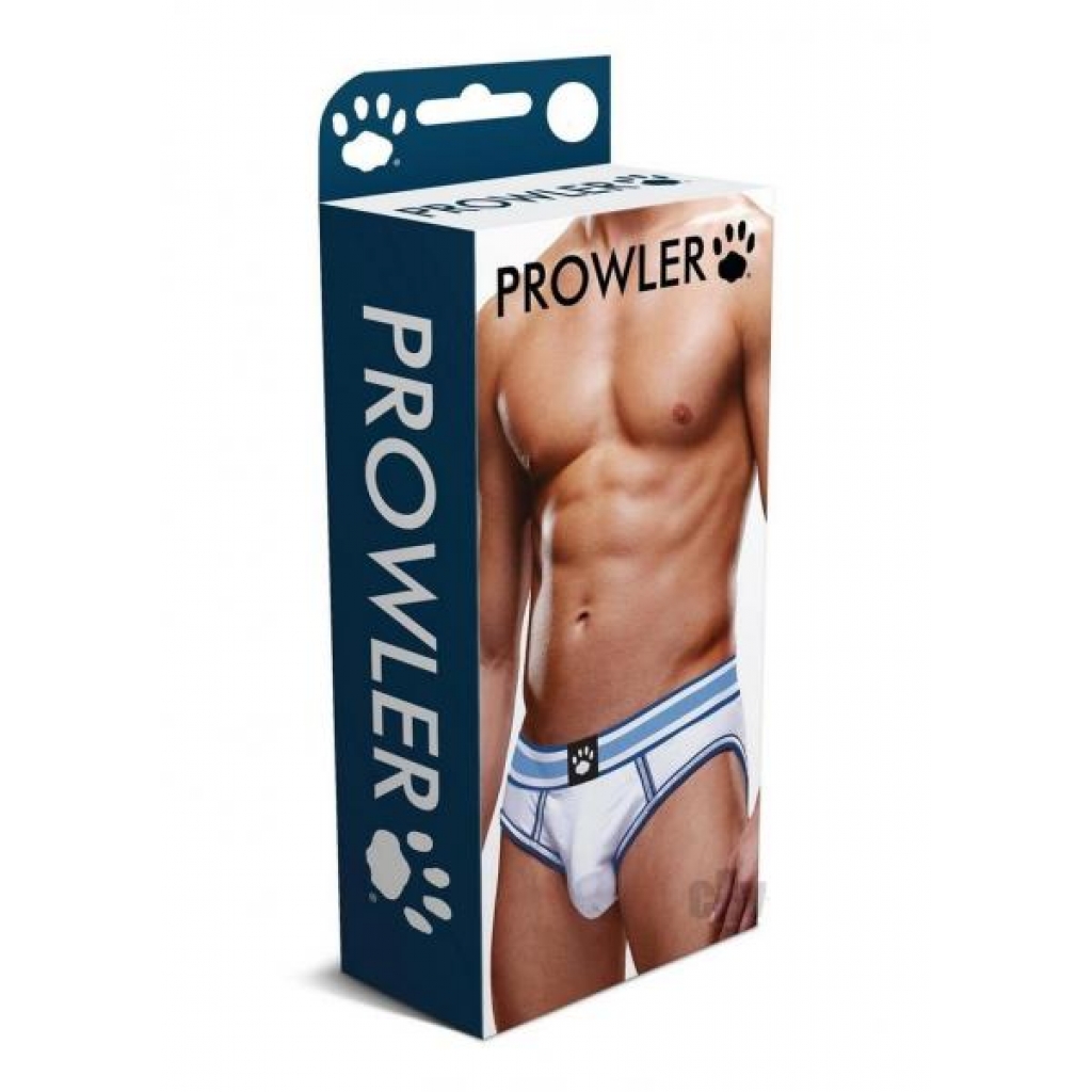 Prowler White/blue Open Brief Lg - Mens Underwear