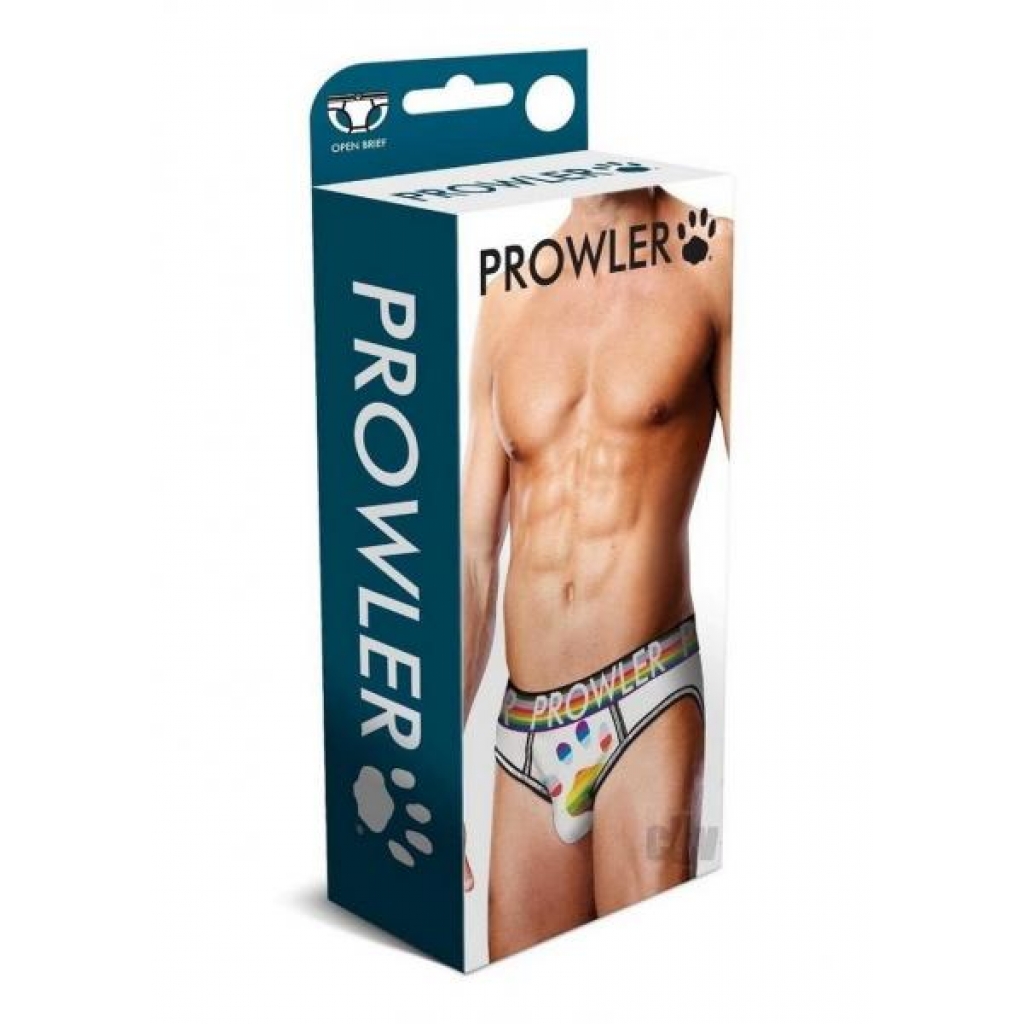 Prowler White Oversized Paw Open Lg - Mens Underwear