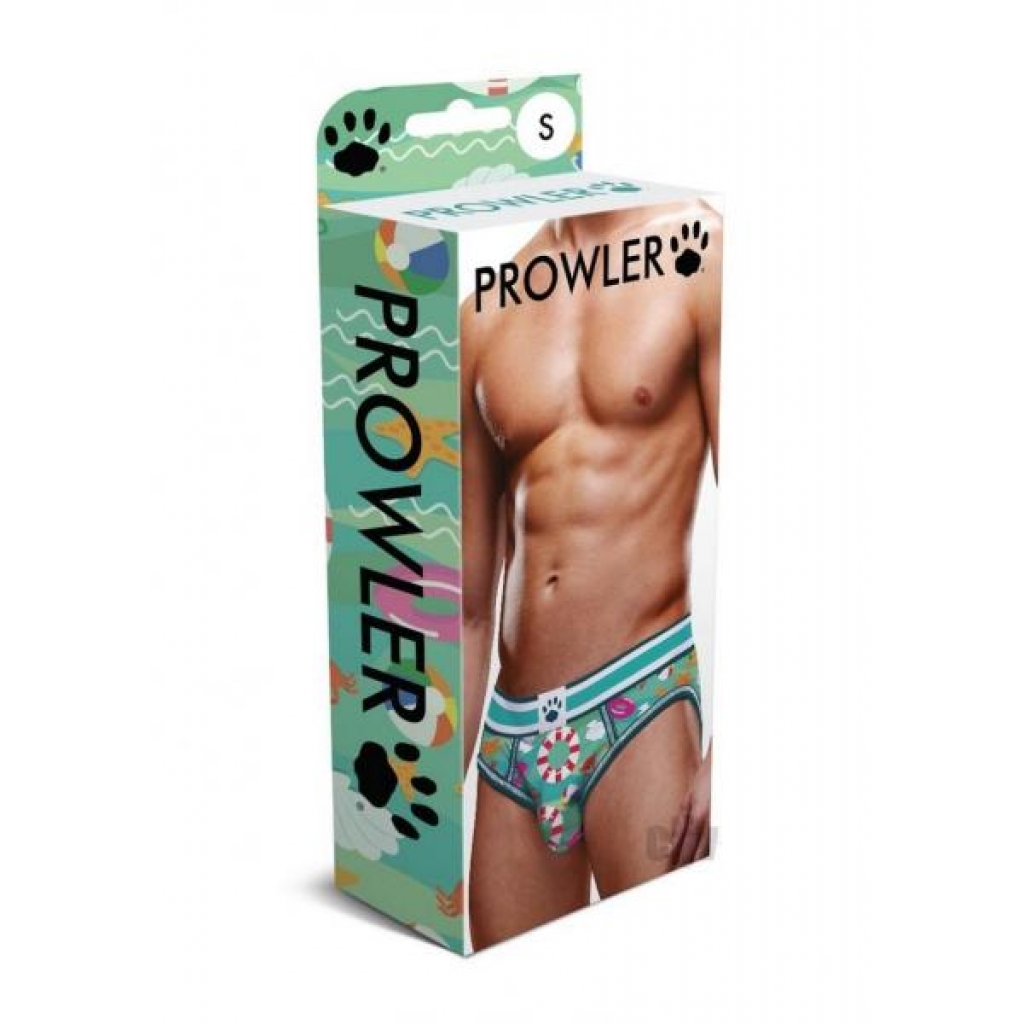 Prowler Beach Brief Lg Aqua - Mens Underwear