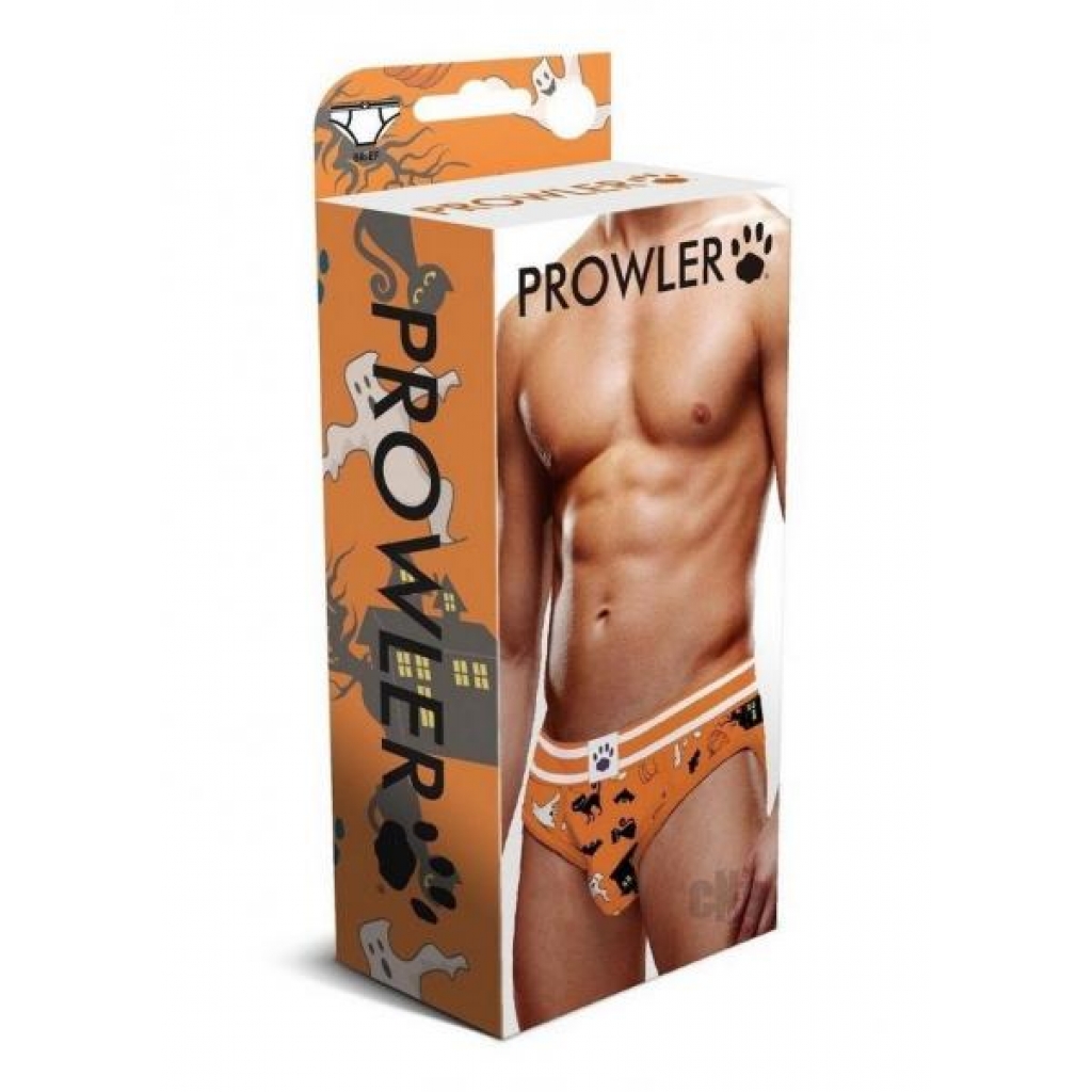 Prowler Halloween Brief Xs Orng/blk - Mens Underwear