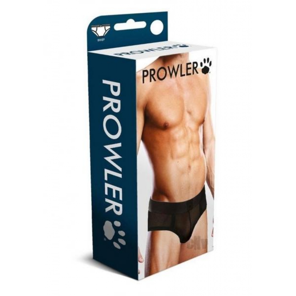 Prowler Black Mesh Brief Lg - Mens Underwear