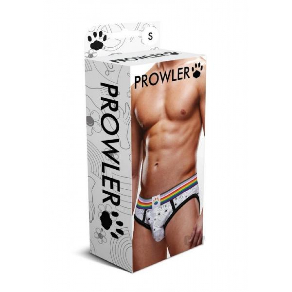 Prowler Pride Love Peace 3 Brief Lg Rnbw - Mens Underwear