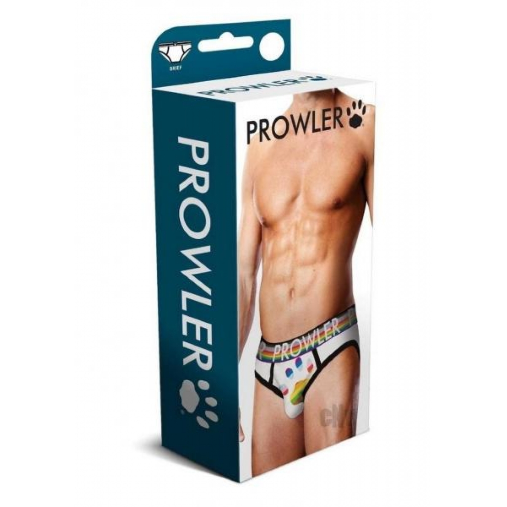 Prowler White Oversized Paw Brief Lg - Mens Underwear