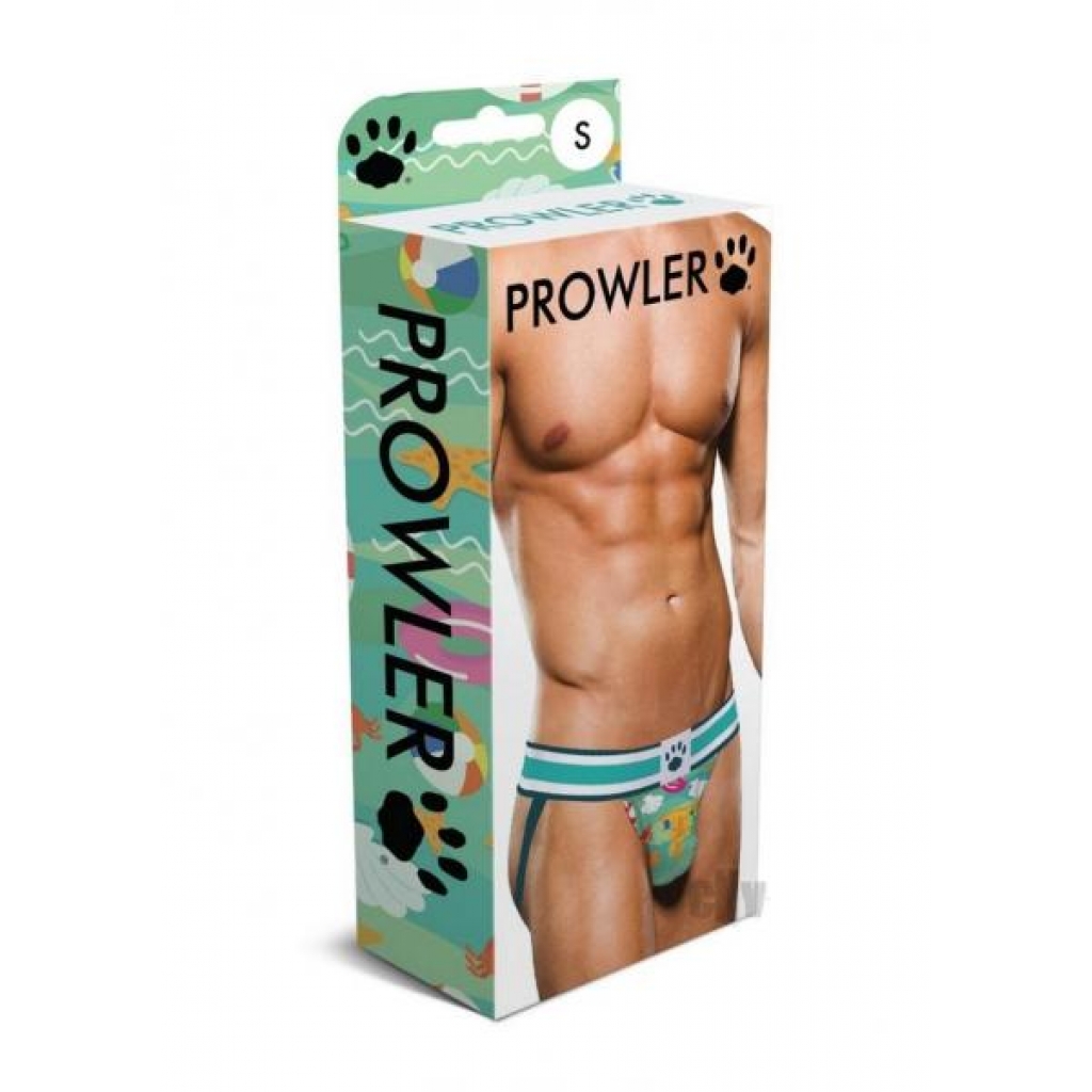 Prowler Beach Jock Lg Aqua - Mens Underwear