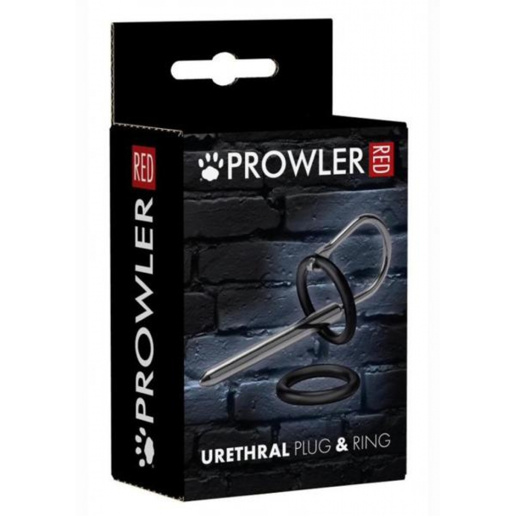 Prowler Red Urethral Plug/ring - Medical Play