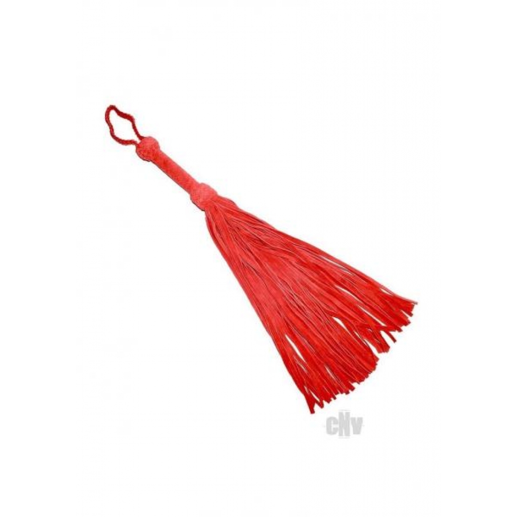 Prowler Red Suede Flogger - Sensual Play