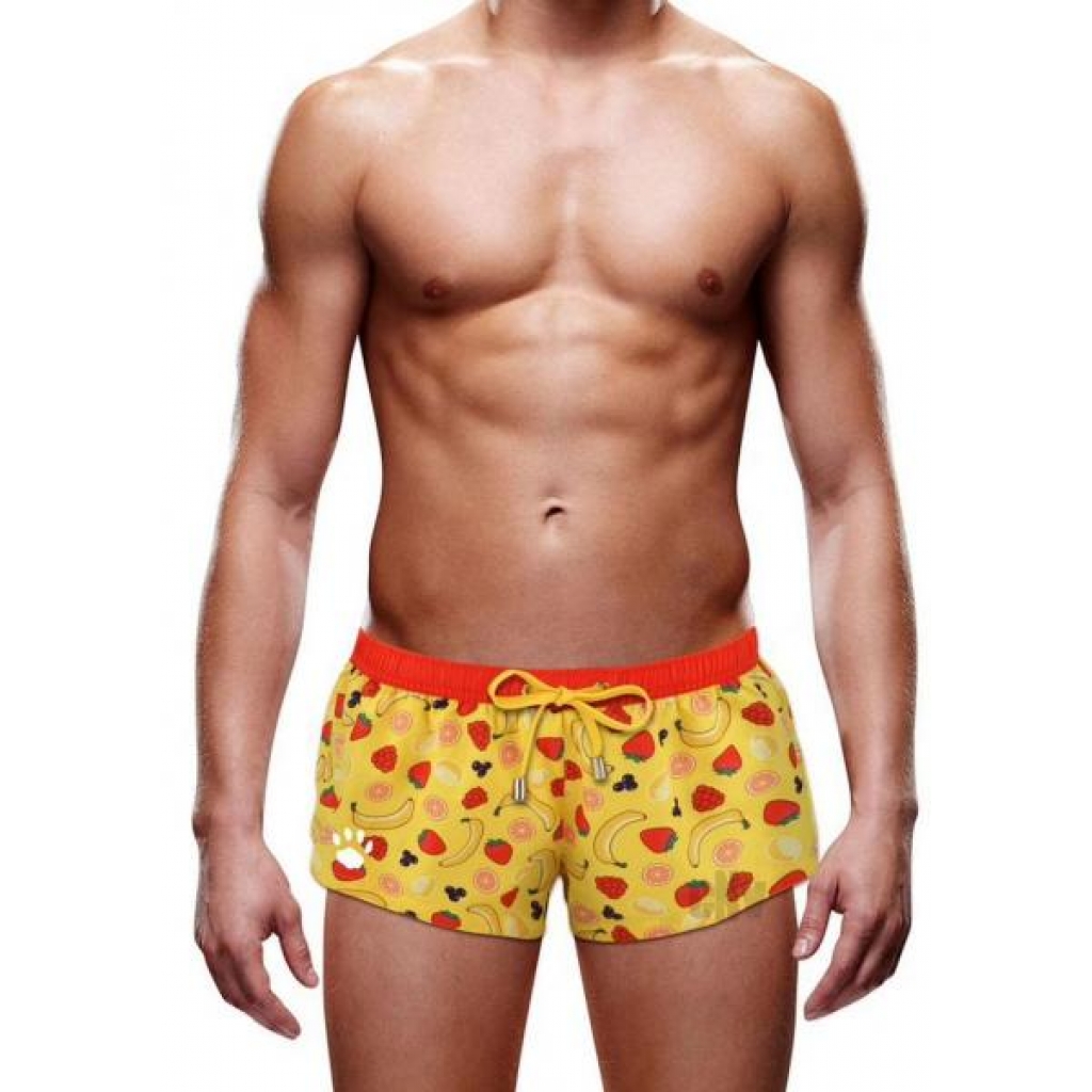 Prowler Swim Trunk Fruit Lg Yellow - Mens Underwear