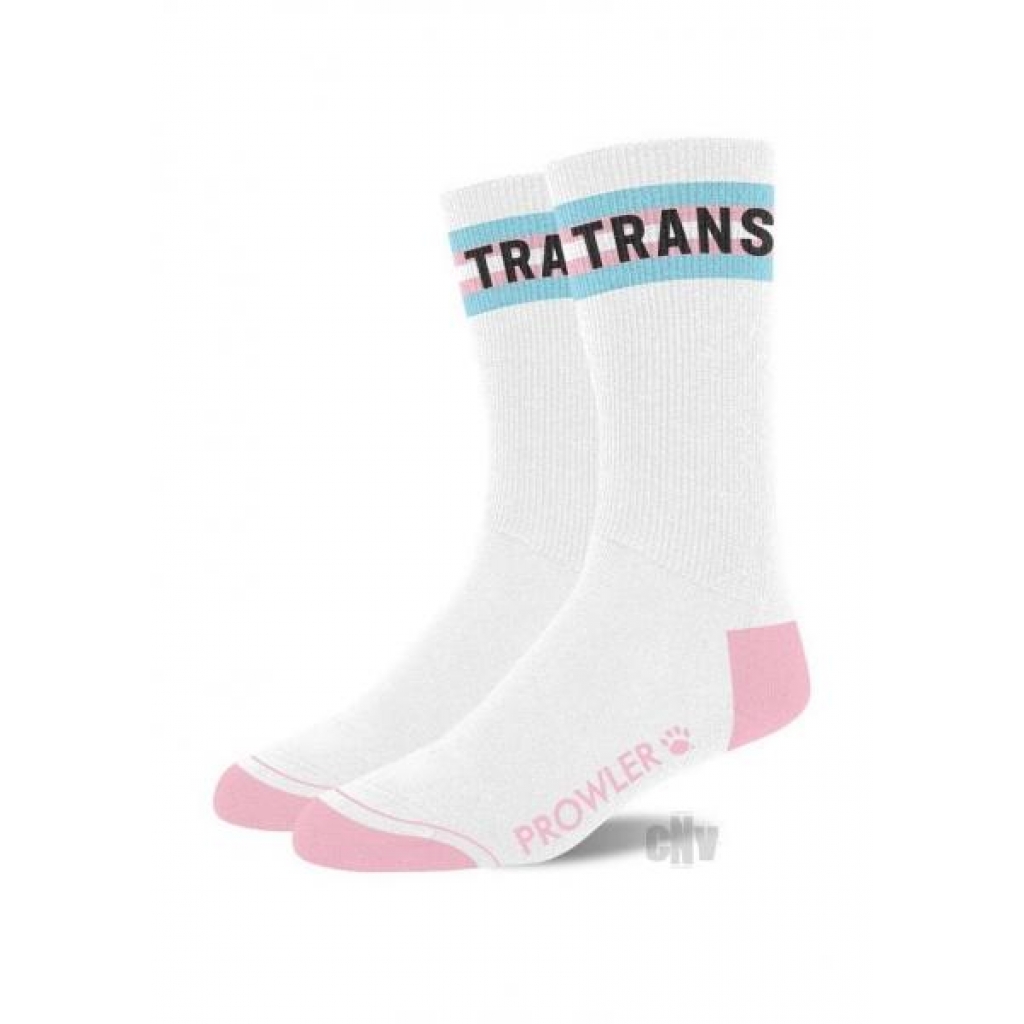 Prowler Trans Socks White - Bodystockings, Pantyhose & Garters