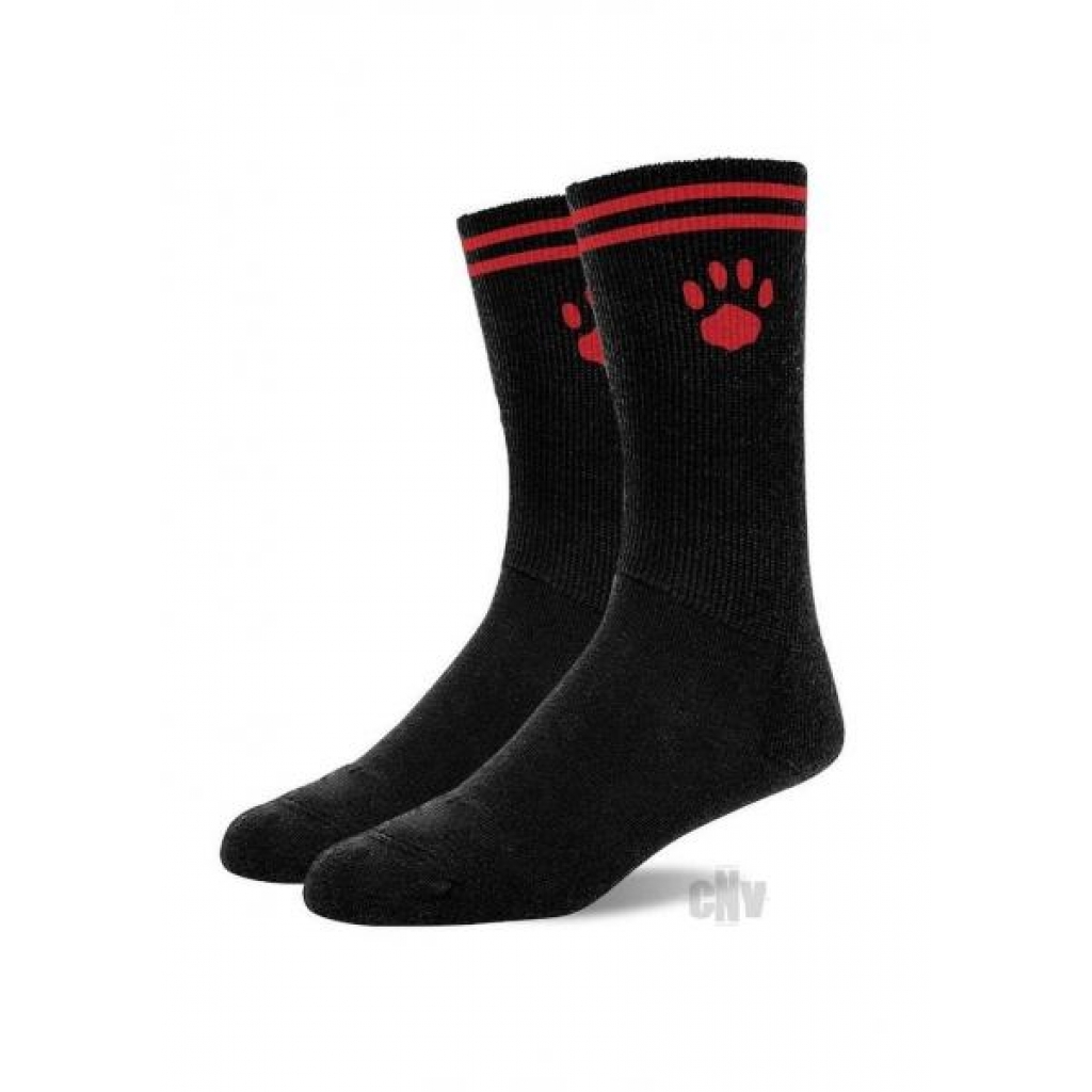 Prowler Red Crew Socks Black/Red