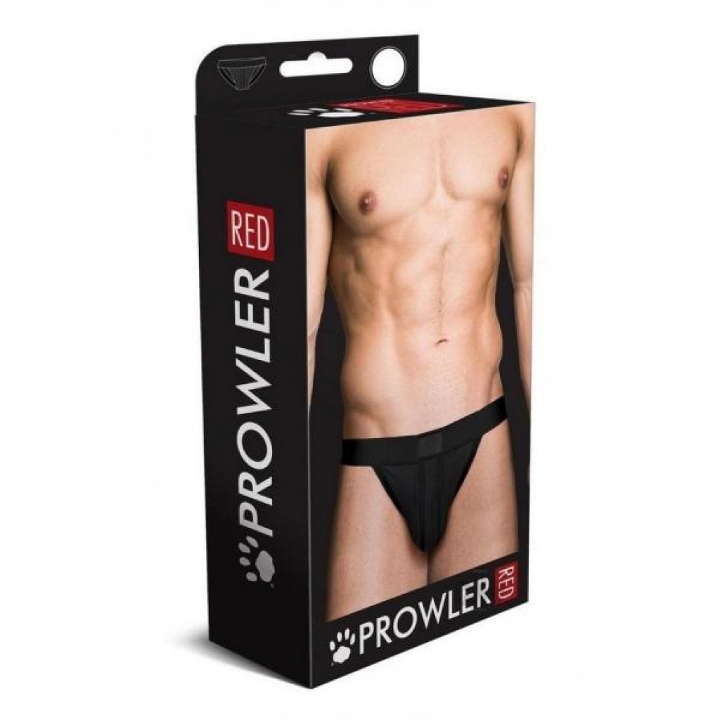 Prowler Red Ass Less Jock Blk Sm - Mens Underwear