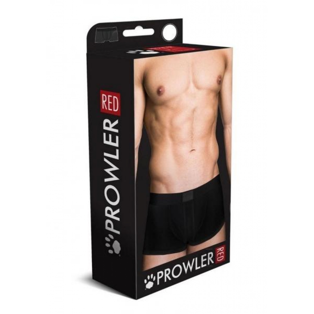 Prowler Red Ass Less Trunk Blk Lg - Mens Underwear