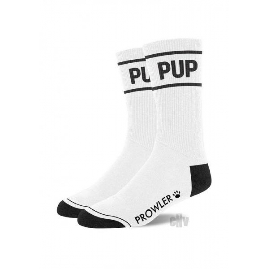 Prowler Red Pup Socks White - Bodystockings, Pantyhose & Garters