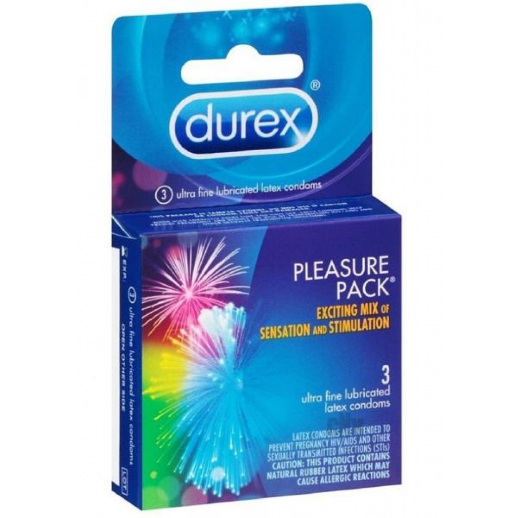 Durex Pleasure Pack 3pk - Condoms