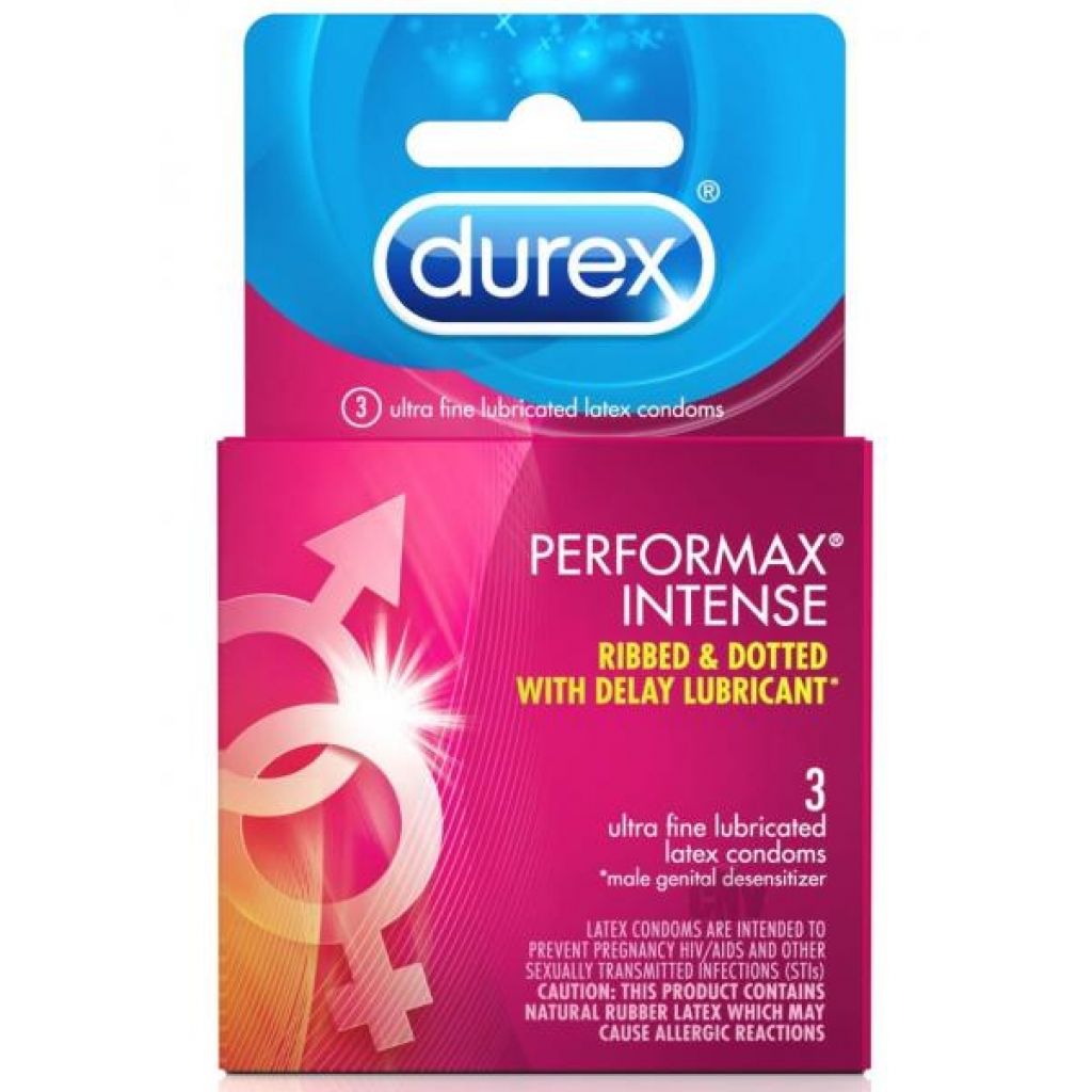 Durex Performax Intense 3pk - Condoms