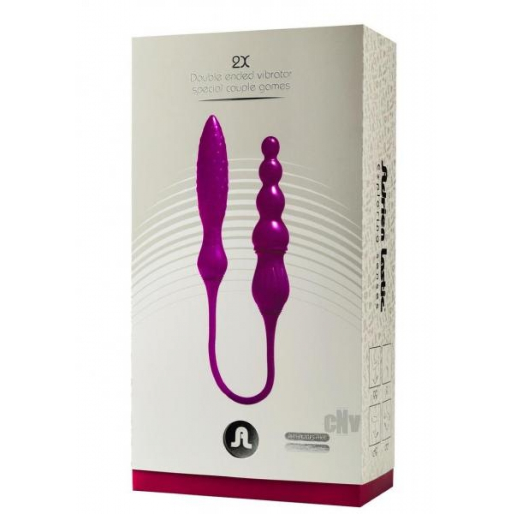 2x Double Vibrator Purple - Modern Vibrators