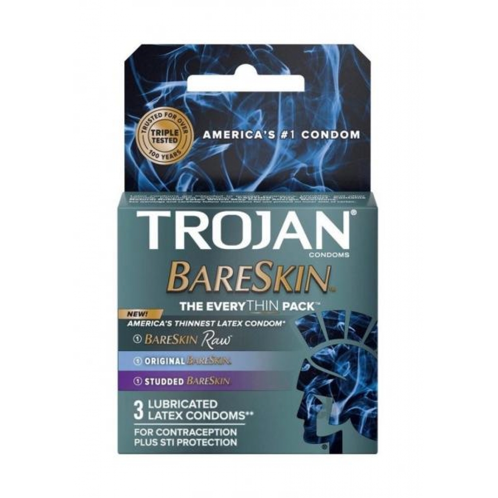 Trojan Bareskin Everythin 3pk - Condoms