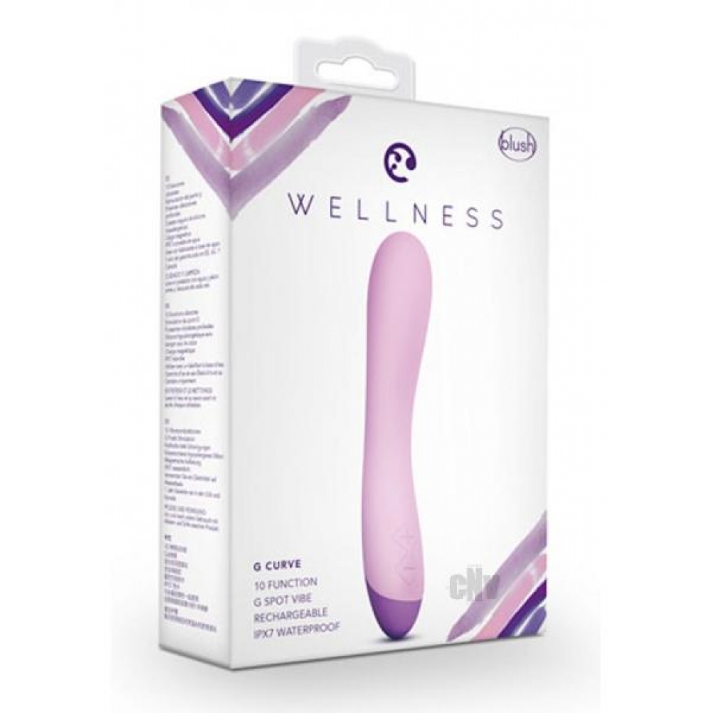 Wellness G Curve Vibrator - Purple