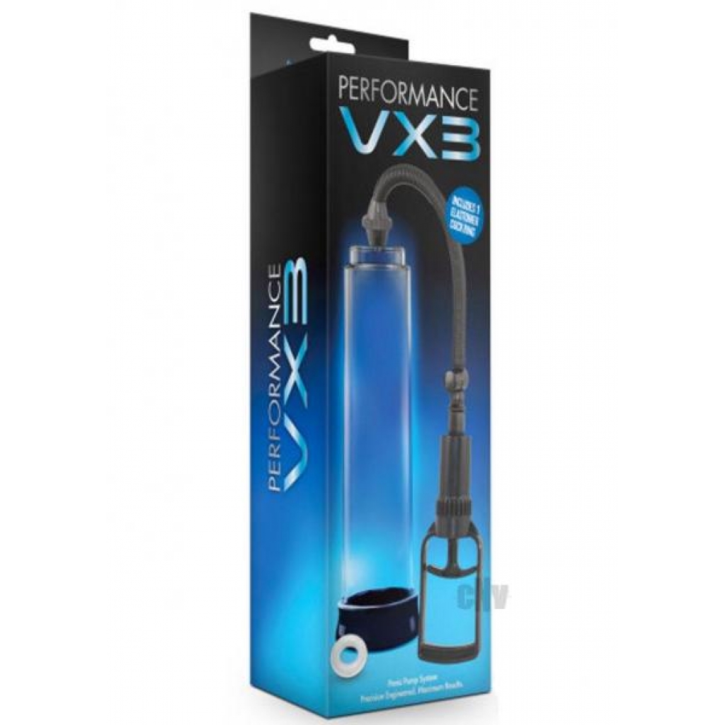 Performance Vx3 Male Pump System Clear - Penis Pumps