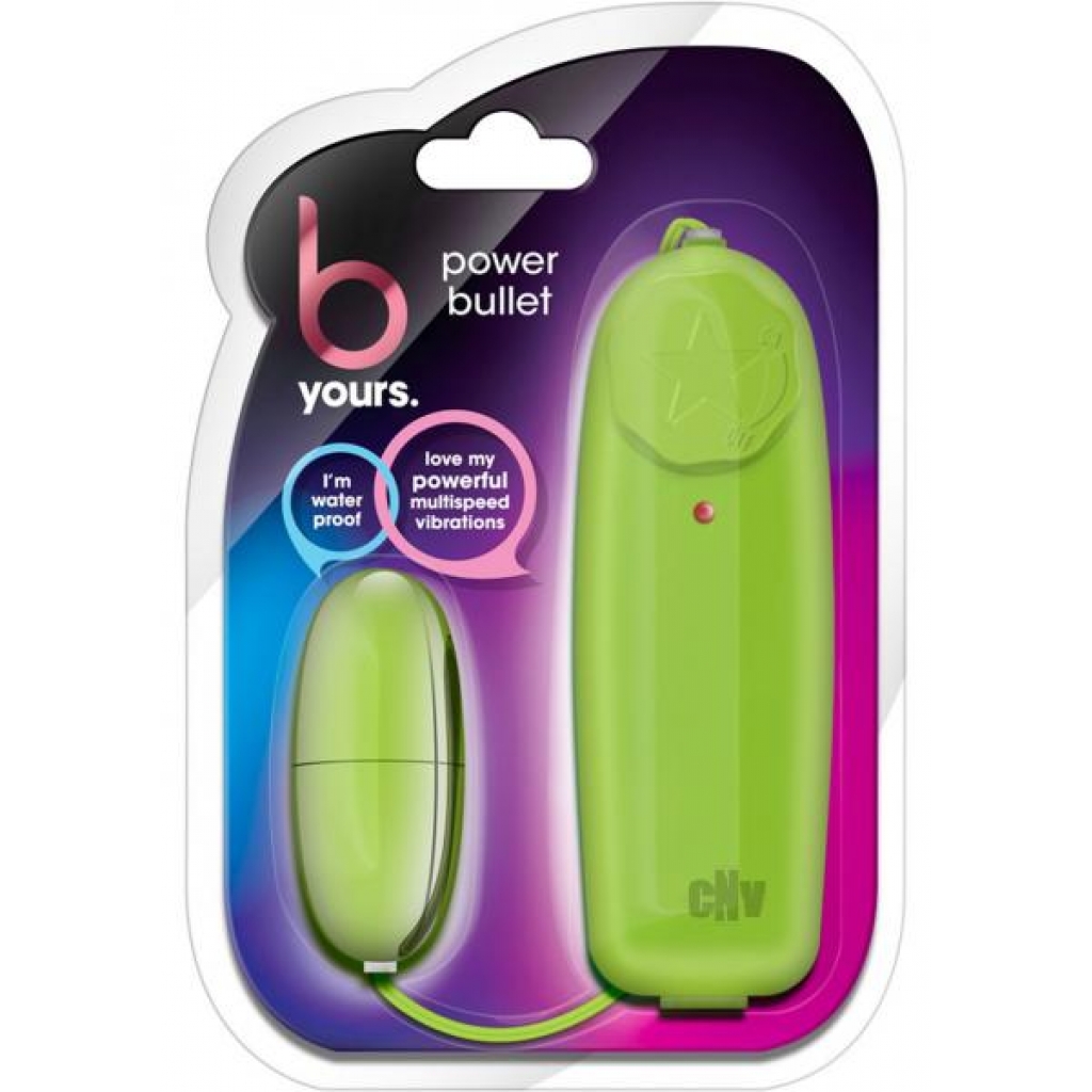 B Yours Power Bullet Vibrator in Lime