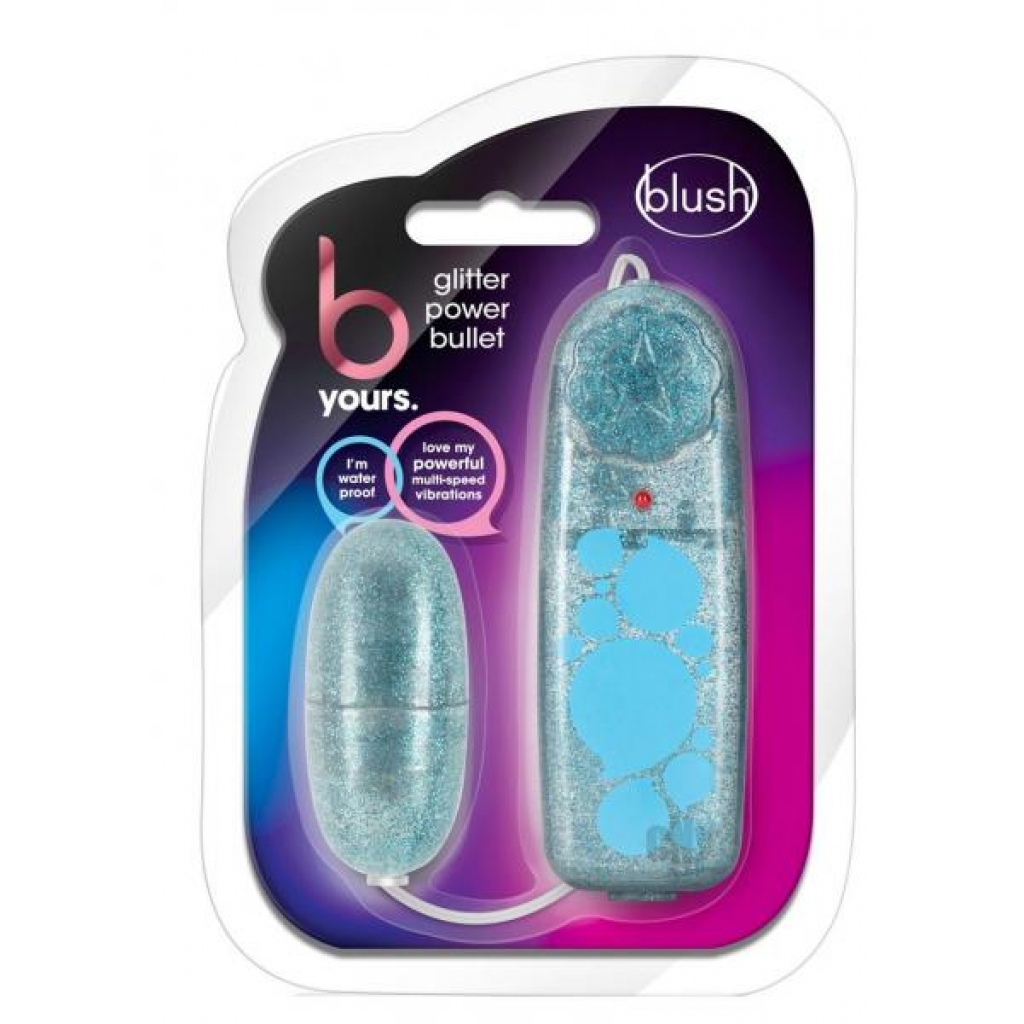 B Yours Glitter Power Bullet - Blue