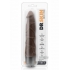 Dr Skin Cock Vibe 1 Chocolate Brown Realistic Dildo - Realistic