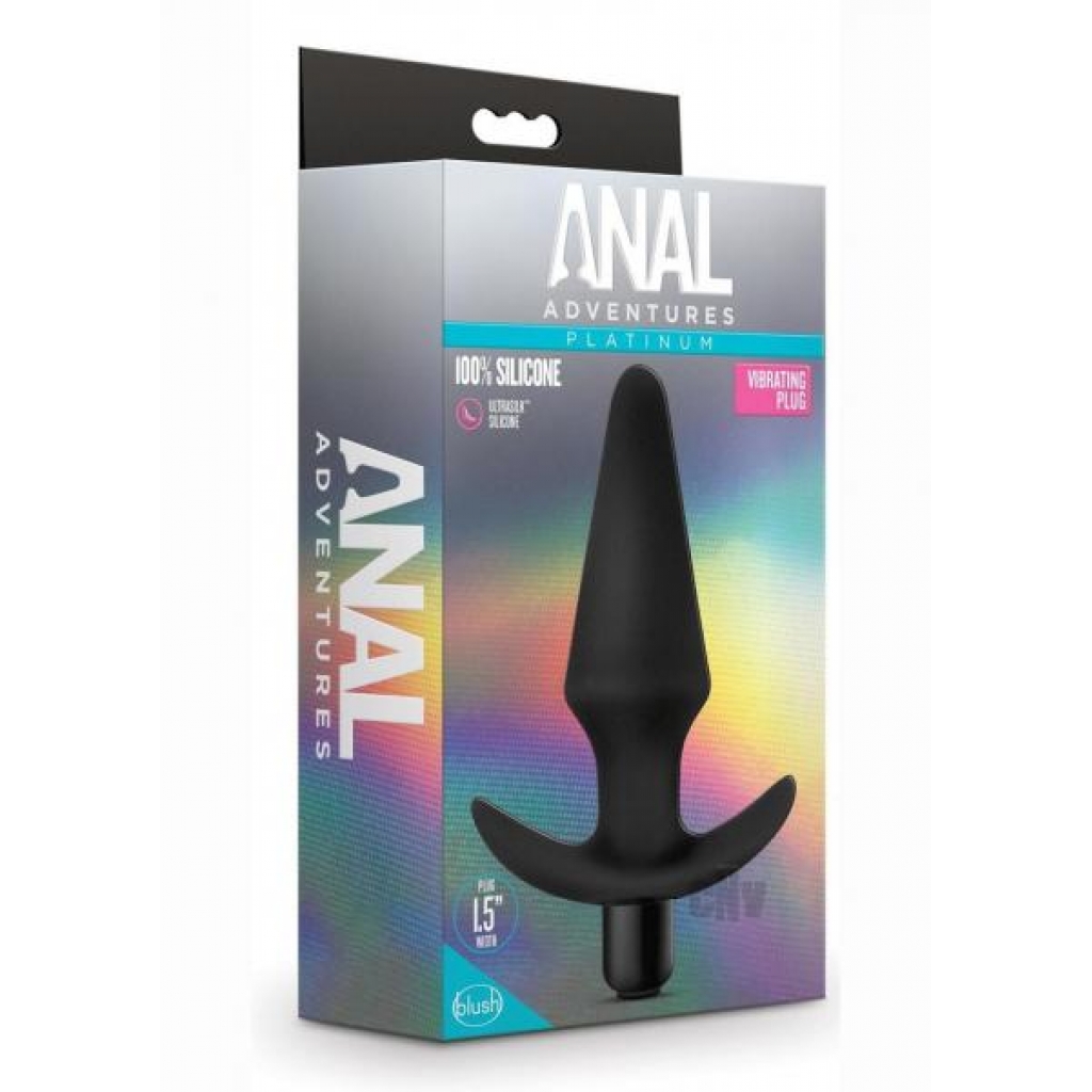 Anal Adv Platinum Silicone Vibe Plug - Anal Plugs