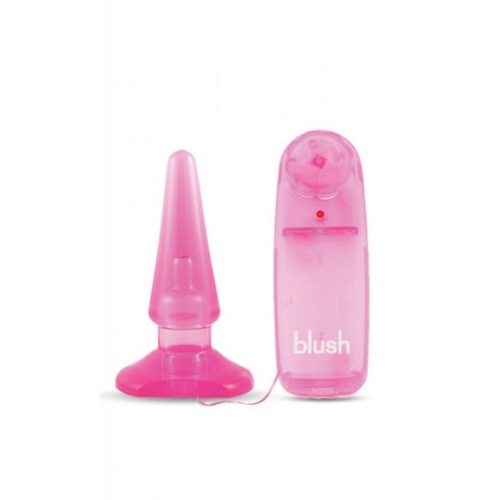 Basic Anal Pleaser Pink Vibrating Butt Plug - Anal Plugs