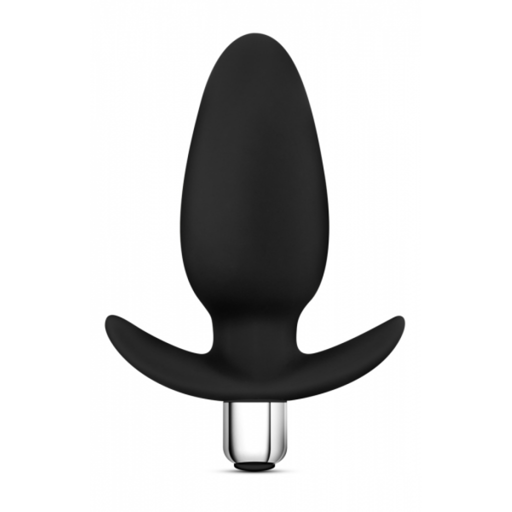 Luxe Little Thumper Black Vibrating Plug - Anal Plugs